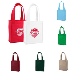 Multi Color Stock Reusable 3d Ultrasonic Grocery Packaging Tote Non Woven Shopping Bag