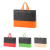 Customized black non woven cloth bag pp nonwoven bag for shopping printed your own logo