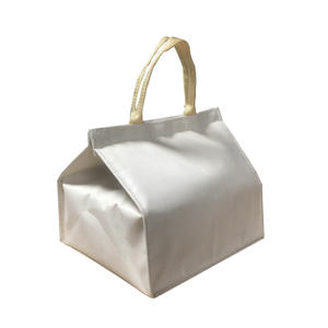 Manufacture Foldable Shopping Insulated Food Delivery Tote Promotional non woven cooler bag