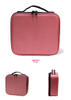 Travel Makeup Bag Cosmetic Train Case Portable With Mirror Removable Strap for Makeup Tools Brushes Bag