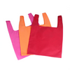 Top selling supermarket T shirt shopping bag polyester waterproof folding bag