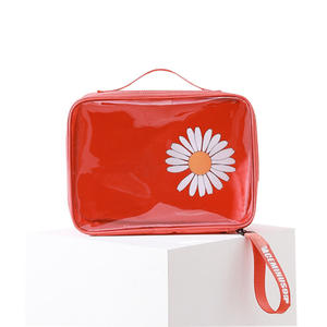 Waterproof Transparent PVC Bath Cosmetic Bag Women Make Up Case Travel Zipper Makeup Beauty Wash Organizer Toiletry Storage Kit