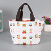 Custom Black Handle Full Color Cartoon Sublimation Printing Canvas Cotton Tote Shopping Bag for Women
