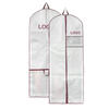 custom logo print non woven fabric eco-friendly foldable wedding dress suit garment bag