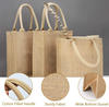 Natural jute bag burlap recycled custom Printed wholesale mini jute tote bag for shopping