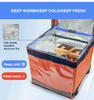 Custom Reusable Lunch thermal waterproof insulated motorcycle food delivery bag