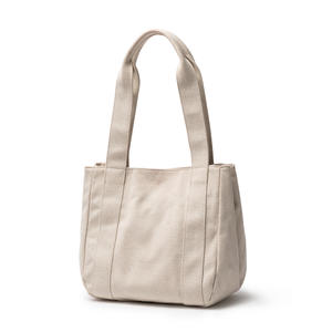 High Quality Eco Friendly Calico Organic Cotton Canvas Tote Shopping Bag with Custom Print Log