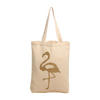 Natural Canvas Bag with Macaw Bird Image Digital Printing & Self Handle/ Hand Bag / Cotton Bag