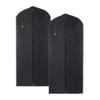 wholesale Eco friendly clear dustproof black non woven clothing custom logo non woven suit cover garment bag