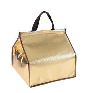 Custom logo printed glossy cooler bag/insulated cooler bag/reusable cooler bag