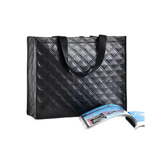 Custom big eco frendly laminated pp non woven shopping bag with logo