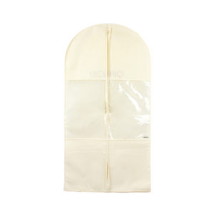 Custom Cover Wedding Long Dress Bridal Gown Non Woven Garment Bag for evening dress with Logo