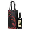 Customized Design Standard Size 6 Bottle Non Woven Wine Tote Bag