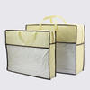 Cheap Non Woven Clothing Blanket Mattress Quilt Underbed Storage Bag with Zipper And Handles