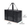XXL Commercial Insulated Bag for Groceries or Food Delivery Hot & Cold Thermal Bag Foldable Stands Upright Sturdy Zipper
