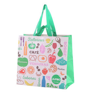  Manufacturer Custom Printed Shopping Bopp Laminated Recycled PP Woven Bag
