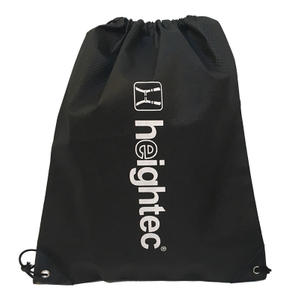 Custom logo printed football drawstring packaging bag eco
