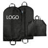 custom logo print non woven fabric eco-friendly foldable wedding dress suit garment bag