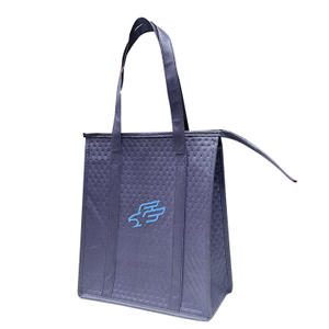 waterproof food EPE combined non woven thermal insulated lunch custom ice portable delivery cooler bag