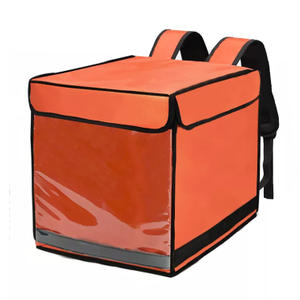 insulation Customized logo waterproof thermal bags Motorcycle Warmer bike cooler Backpack Insulated Food pizza Delivery Bag