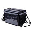 Custom Logo Waterproof Foldable Take-out Food Delivery Bag with cup holder Insulated Thermal Bag For Rider