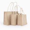 Manufacture Eco-friendly Tote Custom Logo Printed Jute Shopping Bags