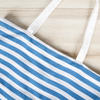 Customized Cotton handbag Striped Cotton stora Bag Custom Logo Cotton carrying bag