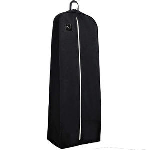 wholesale Eco friendly clear dustproof dress non woven clothing customized suit cover long wedding dress garment bag