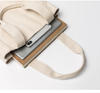 High Quality Eco Friendly Calico Organic Cotton Canvas Tote Shopping Bag with Custom Print Log