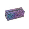 New Geometric Zipper Cosmetic Bag Women Luminous Makeup Bag Ladies Cosmetics Organizer Folding Travel bag