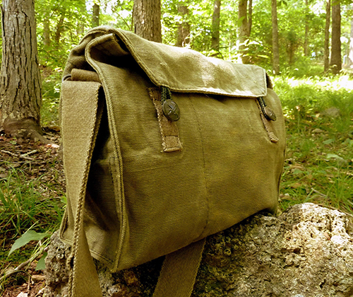 80-1 vintage military messenger bag