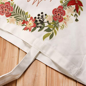 Custom Logo Advertising Full Cotton Color Printing Environmental Protection Canvas Tote Bag