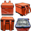 Custom logo Reusable Lunch Waterproof backpack thermal insulated bike food delivery bag