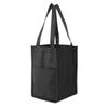 Customized logo reusable 6 bottle wine non woven shopping tote bag