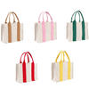 Large Organic Custom Eco Cotton Bag 100% Natural Cotton Tote Bag Reusable Cotton Shopping Bags with Logo