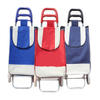 Multifunctional Supermarket Grocery Wheeled Small Folding Groceries Shopping Cart Trolley Bag