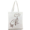 Custom Logo Cloth Shopper Standard Size 100% Cotton Bag