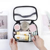 Custom waterproof travel toiletry bag transparent pvc makeup pouch cosmetic bag set