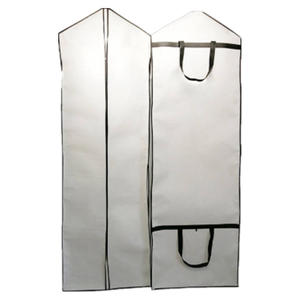 ECO-friendly cloth dust bags foldable wedding dress garment bag