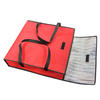 Custom printed big duty fresh pizza food delivery bag with logo/wholesale insulated square cooler bag with handle