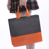 Customized black non woven cloth bag pp nonwoven bag for shopping printed your own logo