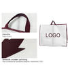 custom logo print non woven fabric eco-friendly foldable wedding dress suit garment bag