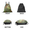 Drawstring Backpack Large Rucksack Cinch Water Resistant Sport Yoga Gym Bag for Boy Girl Kids Can Be Customized 