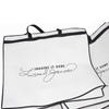 Custom Private Label Logo Printed Reusable Grocery Shopping Non Woven Tote Bags With Zipper