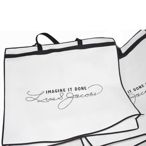 Custom Private Label Logo Printed Reusable Grocery Shopping Non Woven Tote Bags With Zipper
