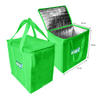 Wholesale Non woven refrigerated insulated for heat preservation food cooler bags