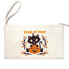 Reusable Halloween Christmas candy bags Cotton Pen Case Blank Makeup Bags Canvas Pencil Bag