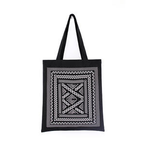 Wholesale In Stock Fashion Recycle Custom Printed Women Blank Shopping Organic Cotton Canvas Tote Bag With Logo
